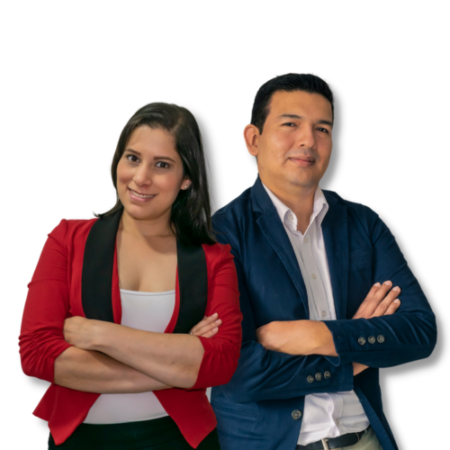 Celia y River, fundadores de Mondo. La agencia de marketing y desarrollo web de los emprendedores de Cartago.