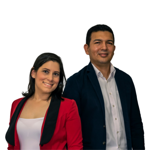 Celia y River, fundadores de Mondo. La agencia de marketing y desarrollo web de los emprendedores de Cartago.